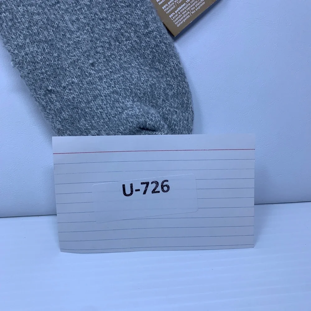 Old Navy Unisex One Size Gray Marled Knit Crew Socks NWT